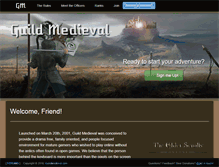 Tablet Screenshot of guildmedieval.com
